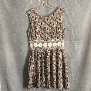 Flowery spring dress